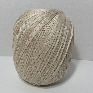 3 Aunt Lydia's Crochet Thread Jumbo Natural